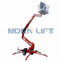 Electric articulating trailer lift towable boom lifts for sale