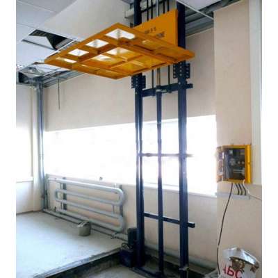 Guide Rail Electric Cargo Lift Elevator