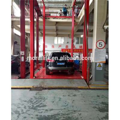 Hydraulic four post car lift for home use