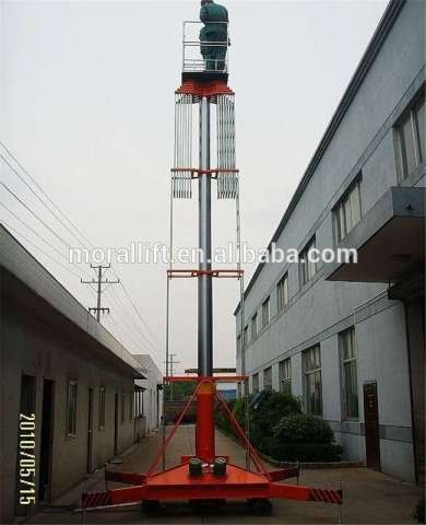 Mobile Dual Personnel Telescoping Mast Lift